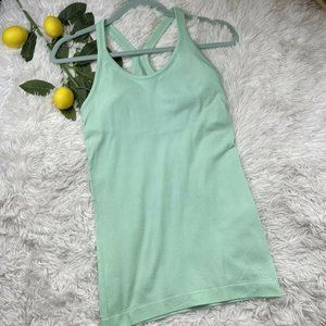 Lululemon Ebb to Street Tank Heathered Toothpaste